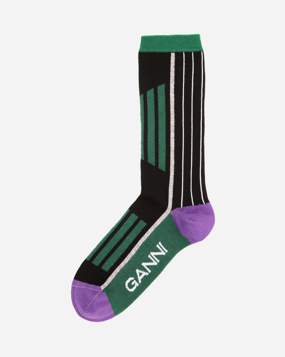 Sporty Socks - Posy Green - Munk Store