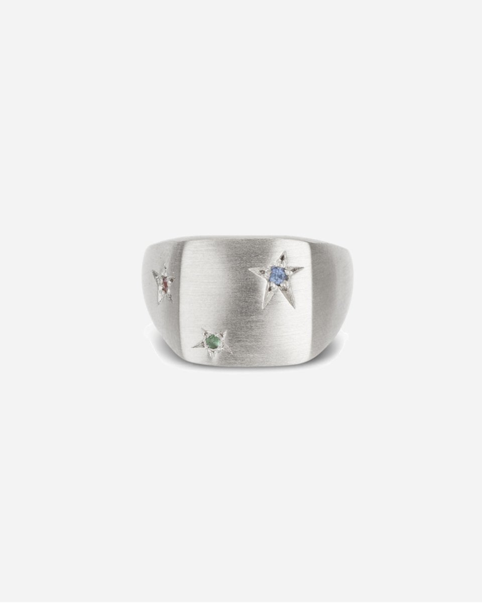 Star Signet Ring - Sterling Silver - Munk Store