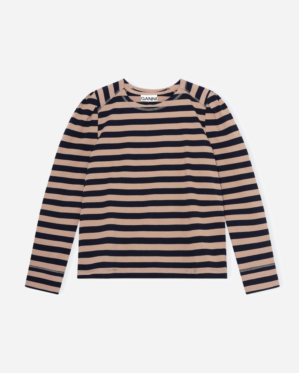 Striped Cotton Jersey - Sky Captain - Munk Store