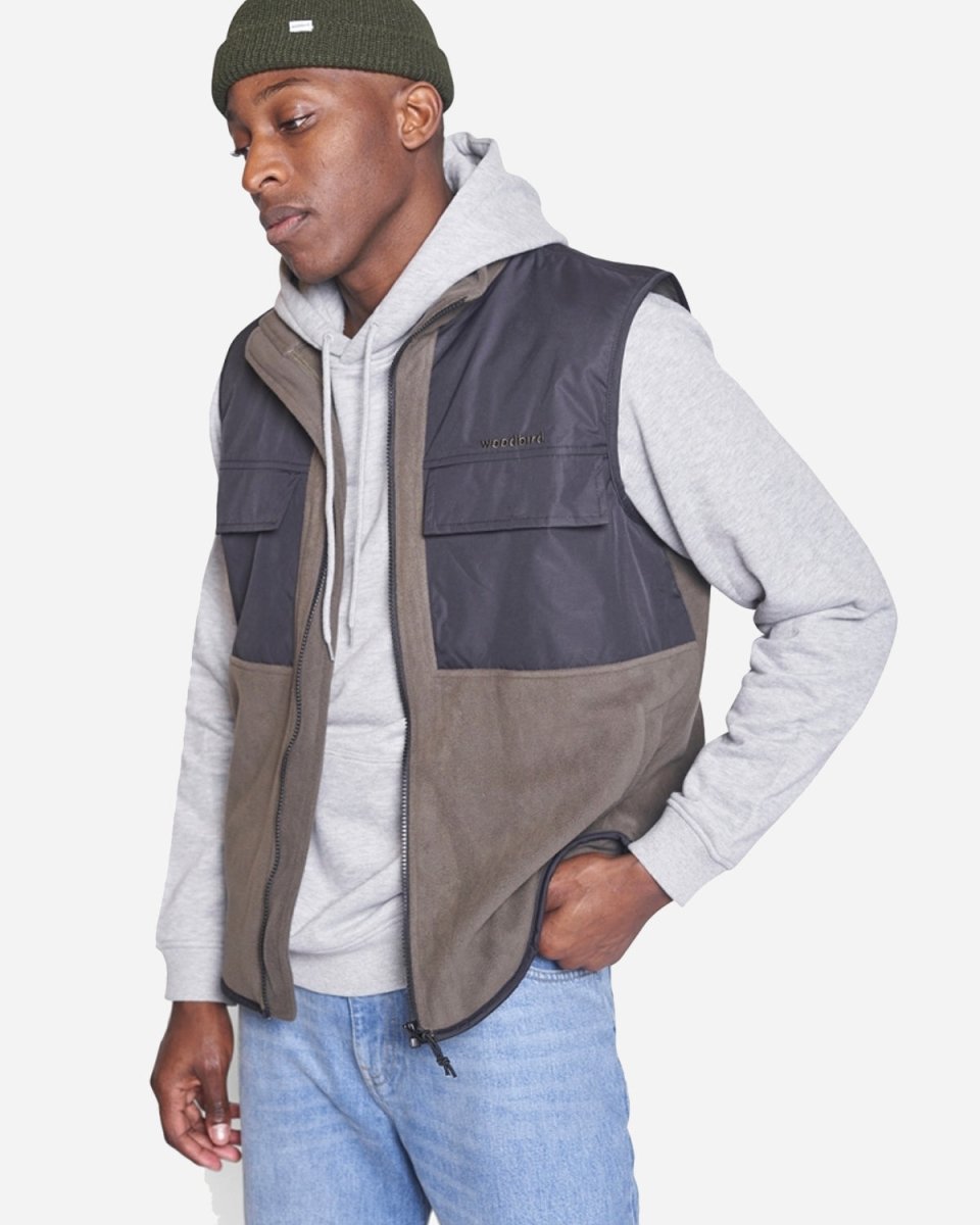 Strukt Fleece Vest - Army Green - Munk Store