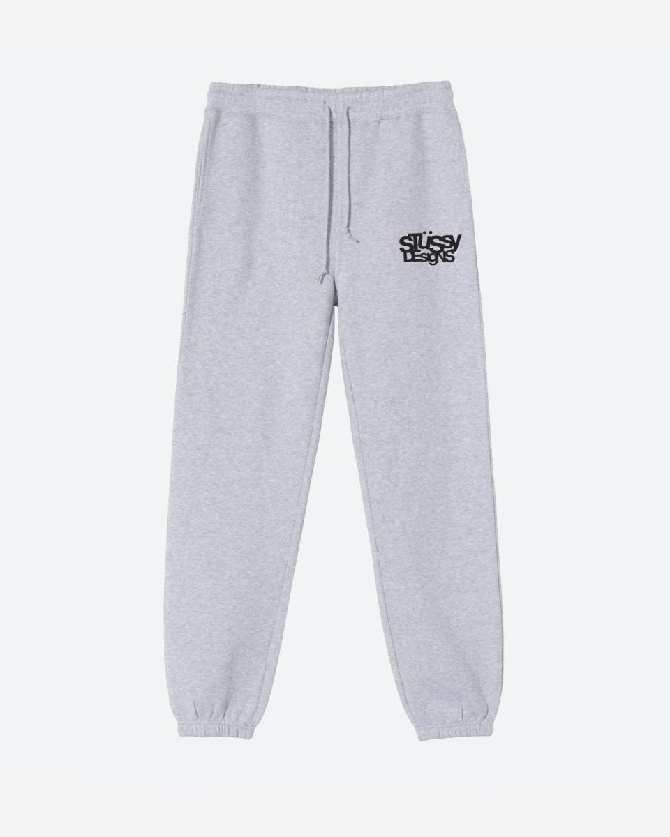 Stüssy Designs Sweatpant - Ash Heather - Ash Heather - Munk Store