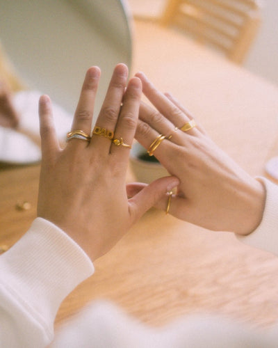 Sunrise Ring - Yellow Gold - Munk Store