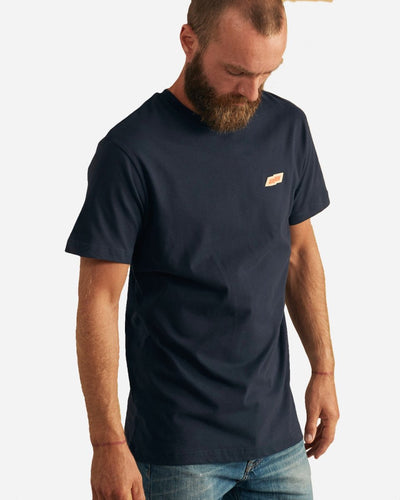 Tech Brushed T-shirt - Dark Navy - Munk Store