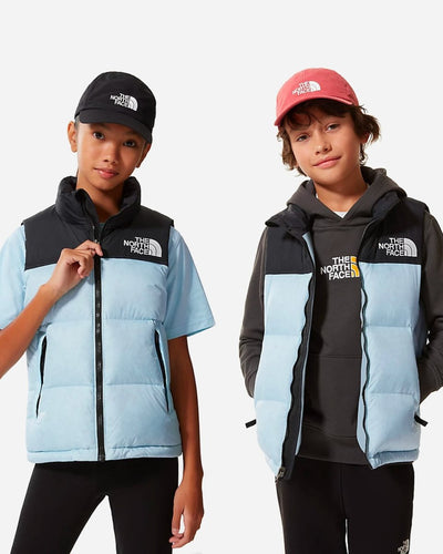 Teens 96 Retro Nuptse Vest - Beta Blue - Munk Store