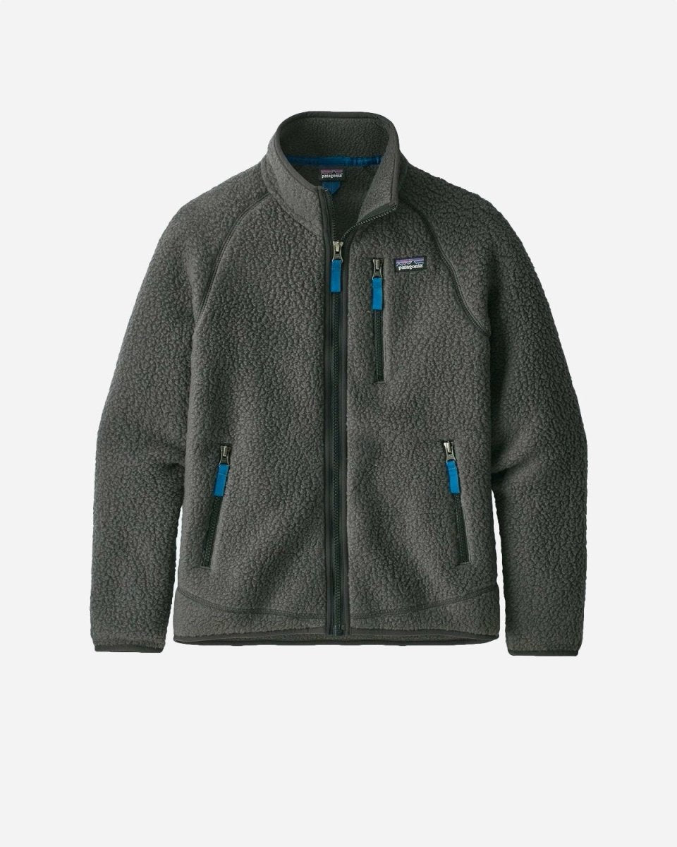 Teens Retro Pile Jacket - Forge Grey - Munk Store