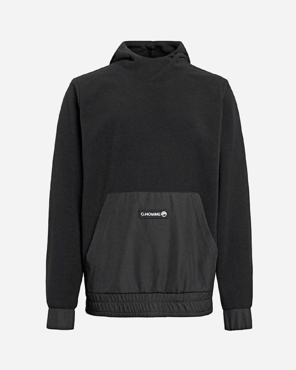 Teens Warwick Fleece Hood - Black - Munk Store