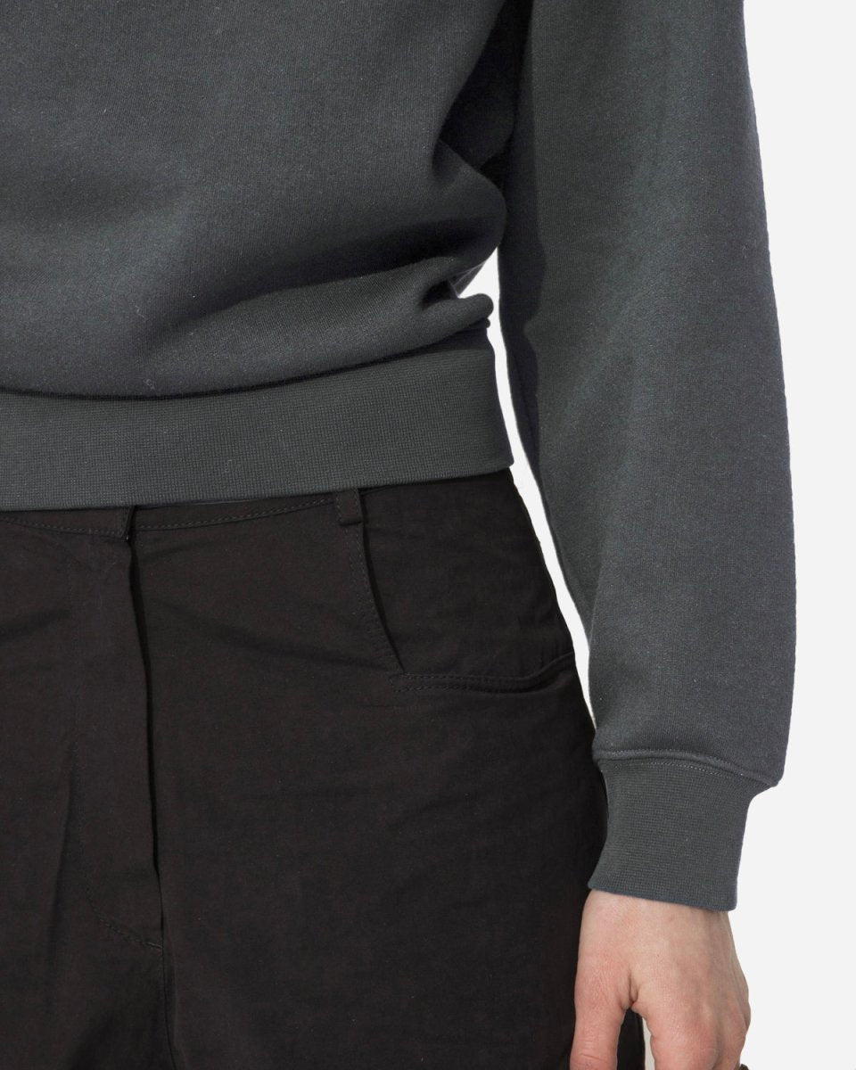 W Bulky Crewneck - Dark Grey - Munk Store