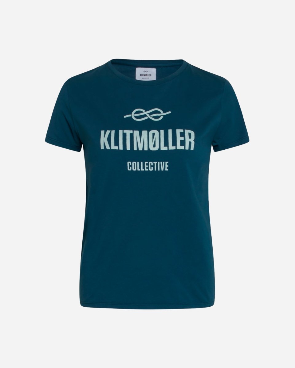 Womens Logo Tee - Petrol - Munk Store