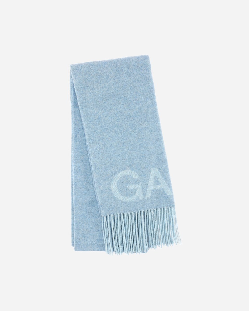 Wool Mix Scarf - Placid Blue - Munk Store