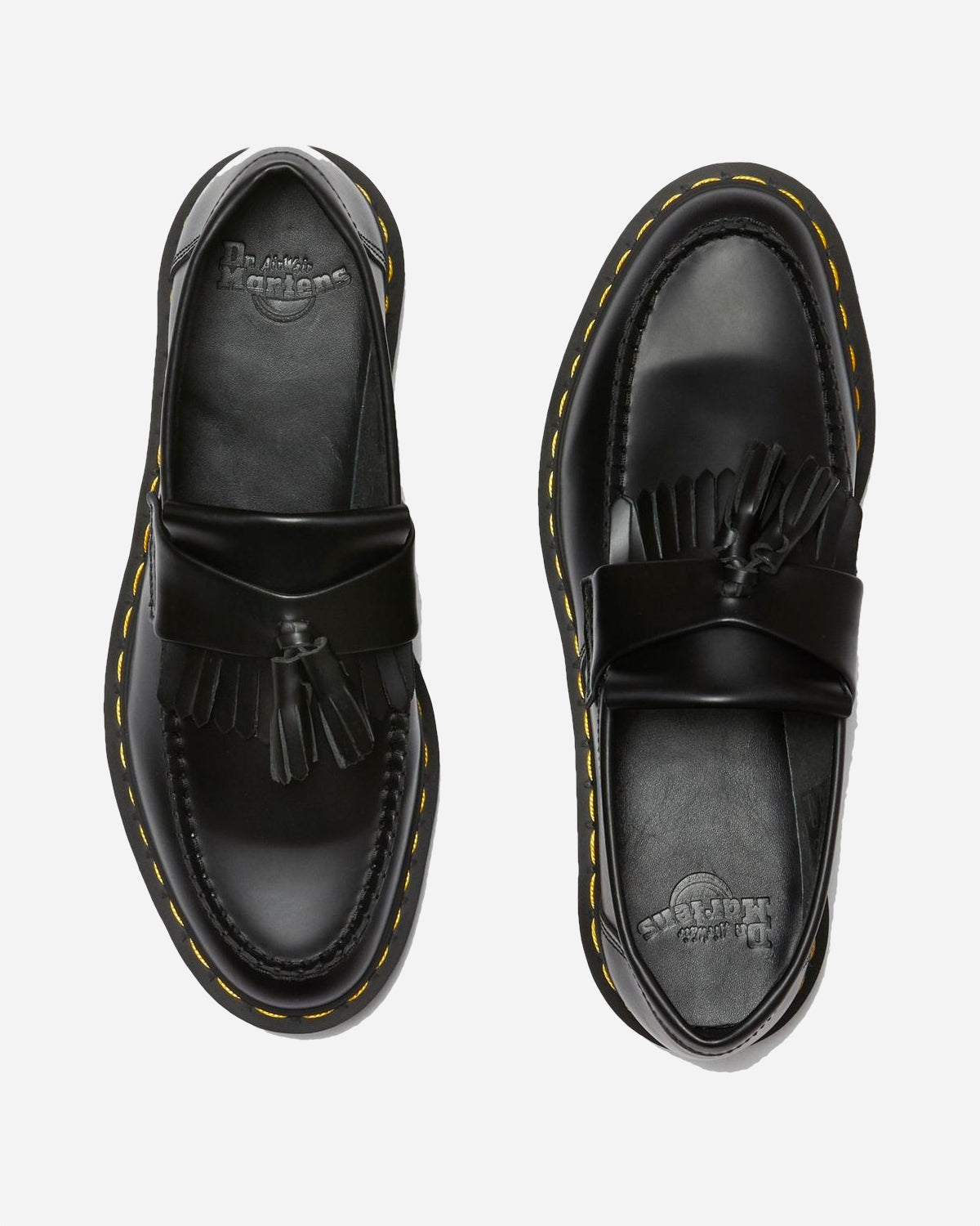 Adrian Smooth Leather Loafers - Black-Dr. Martens-Munk Store