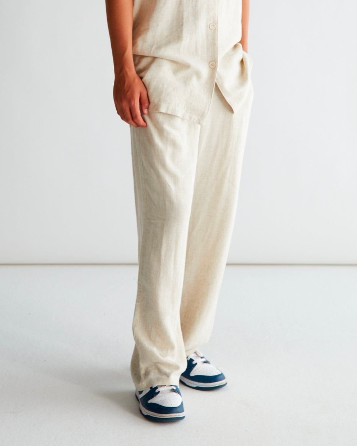 Alex Linen Pants - Sand