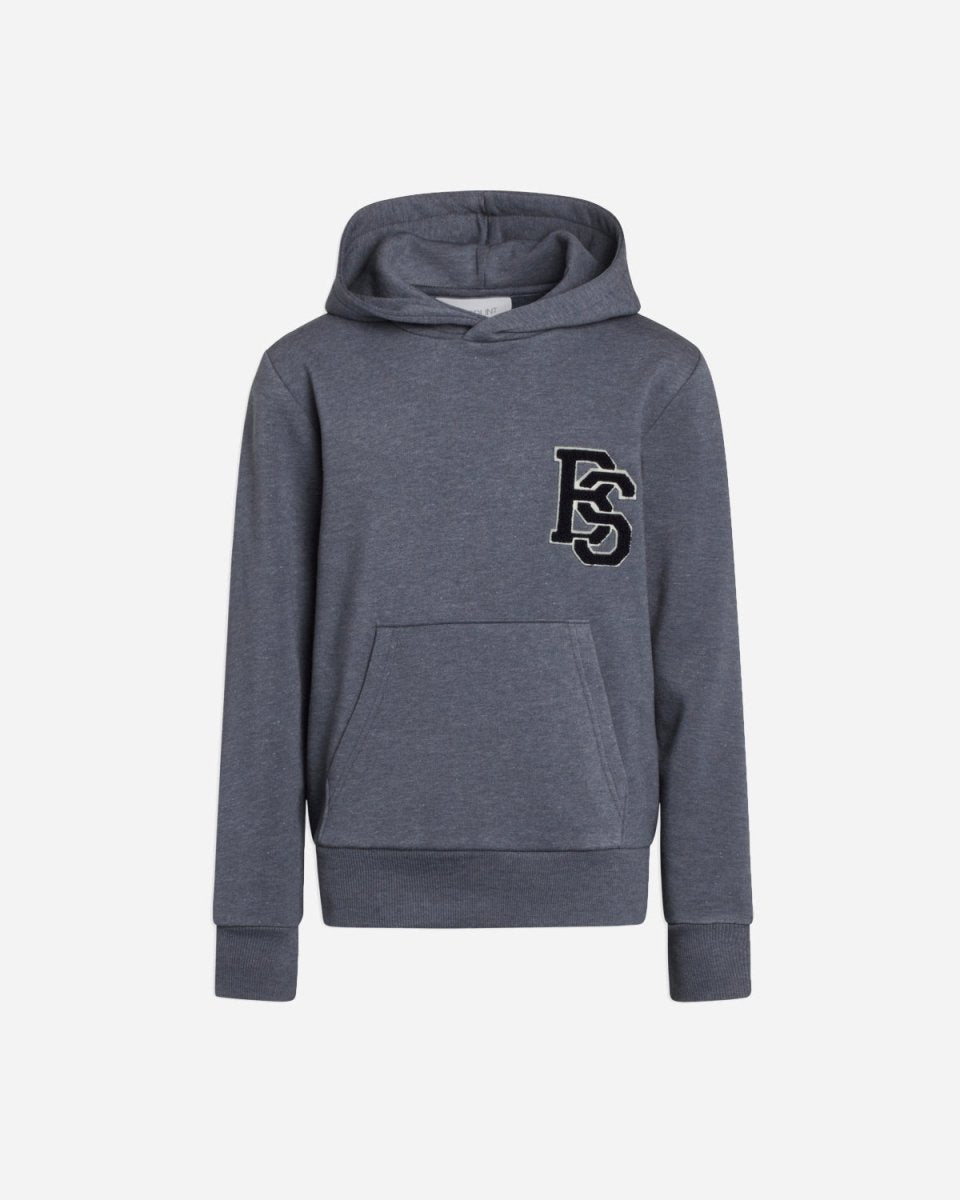 Aaron Hoodie Sweat - Dust Blue Melange - Munk Store