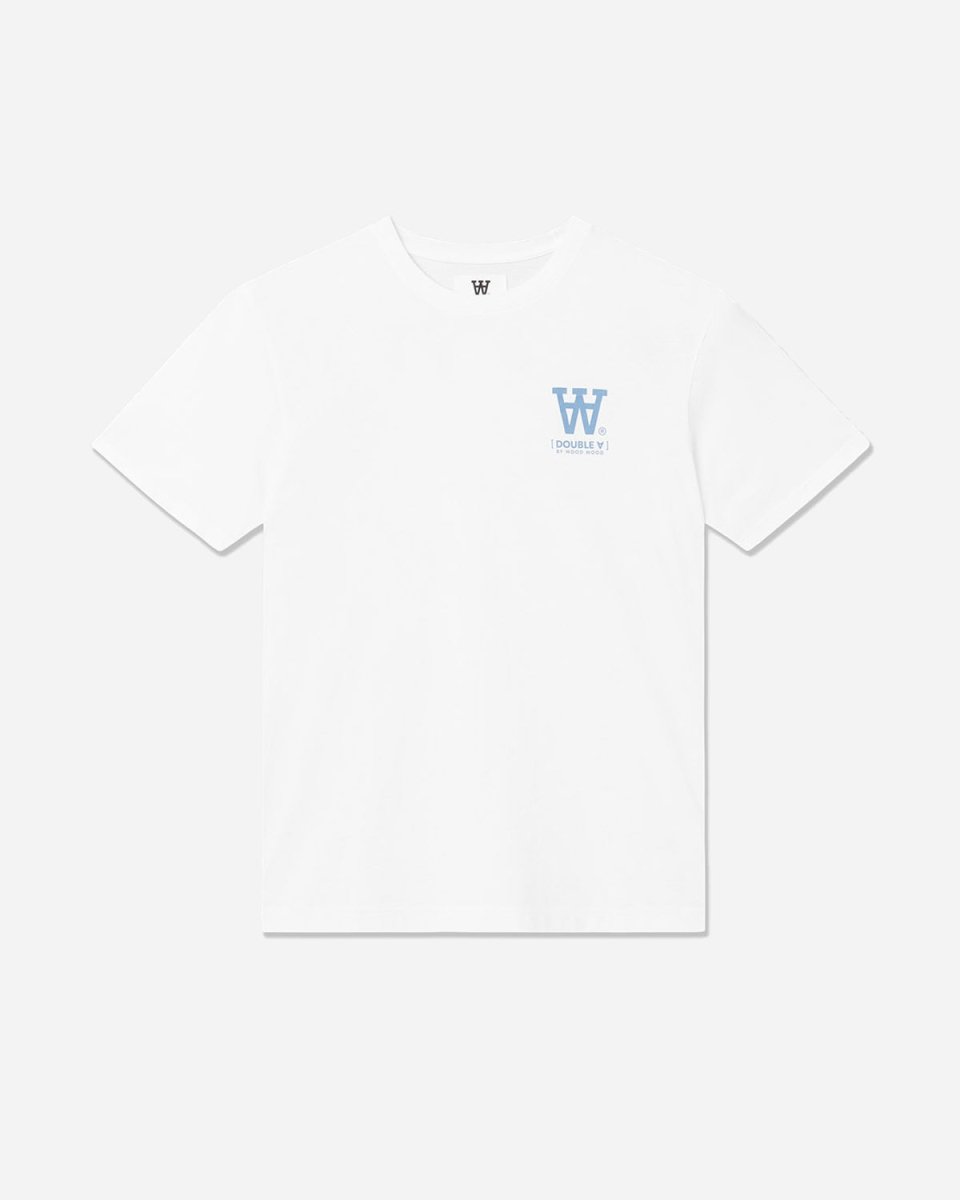 Ace T-shirt - White/Blue - Munk Store