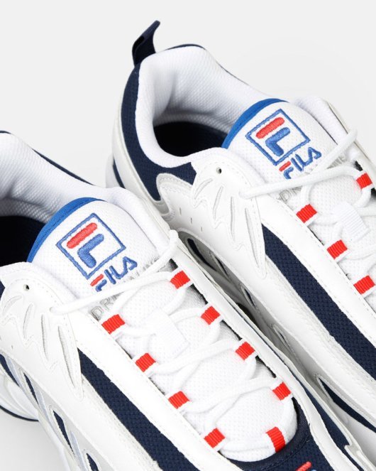 Adrenaline Low - White/Fila Navy - Munk Store