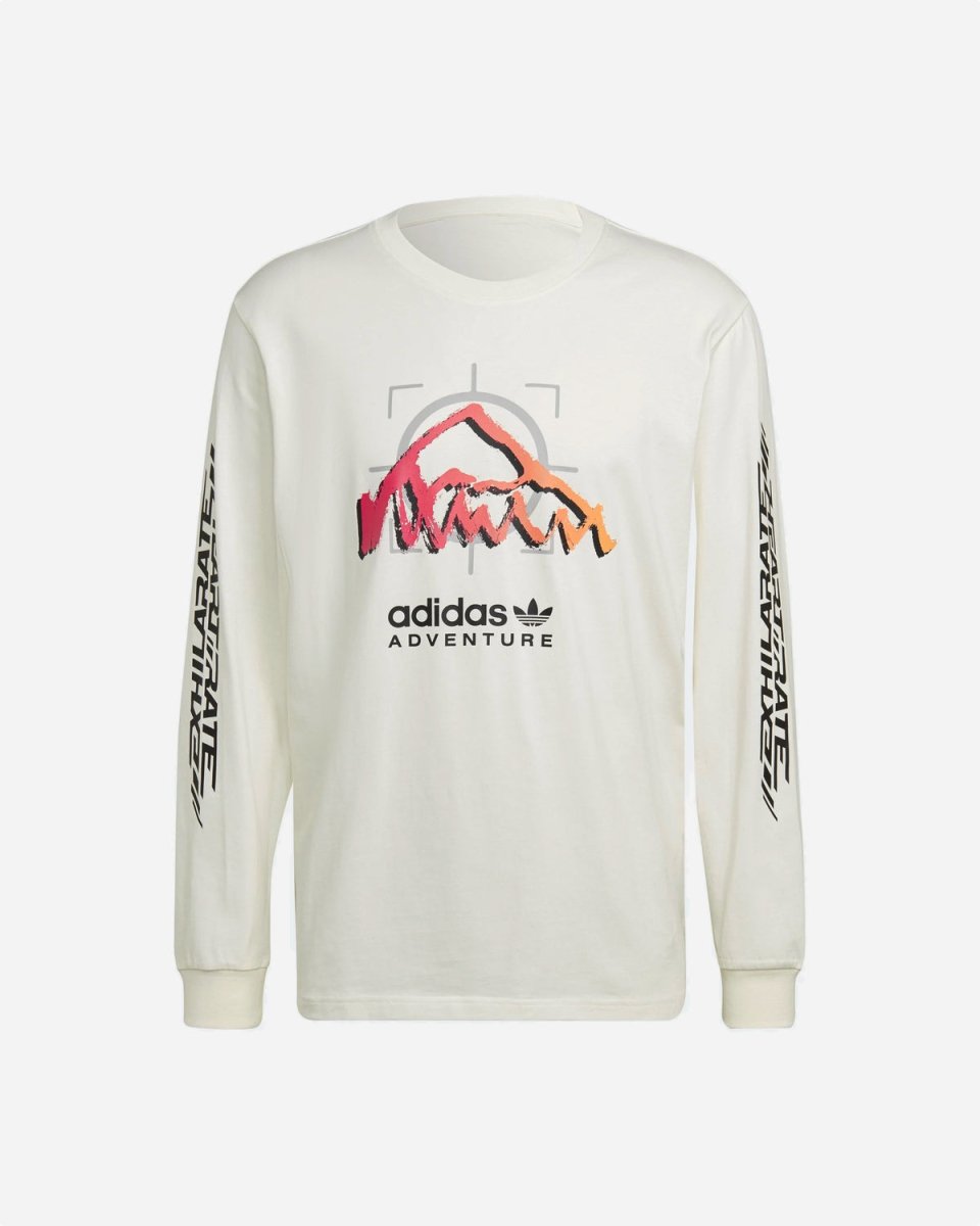 Adventure Ride Long Sleeve Tee - Off White - Adidas - Munkstore.dk